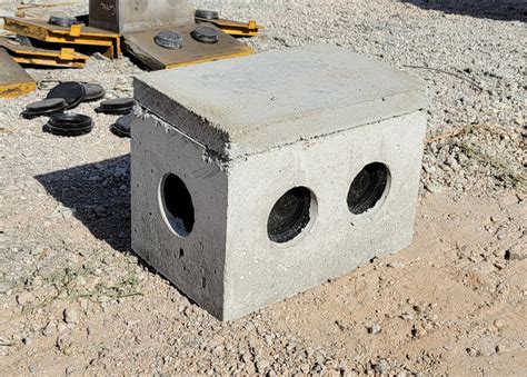 american concrete distribution box|locating septic distribution box.